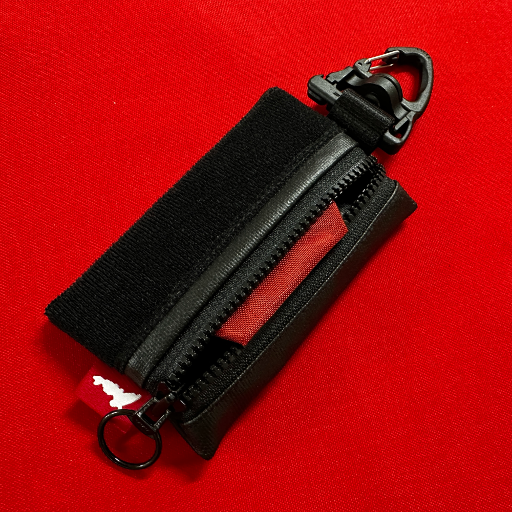 Cordura Folding Knife Pouch S – Glossy Black