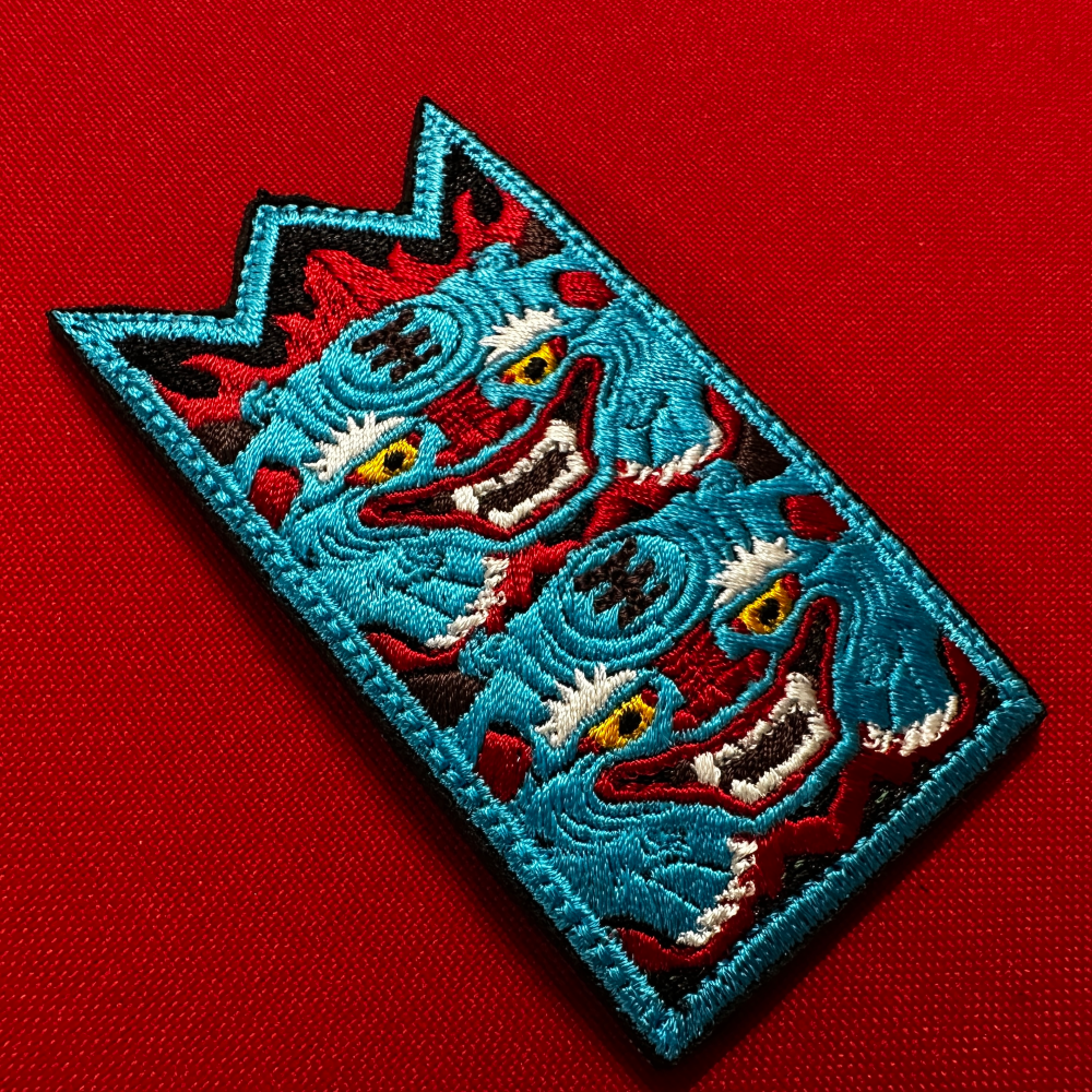Joseon Rectangular Shield Twin Gwimyeon Patch
