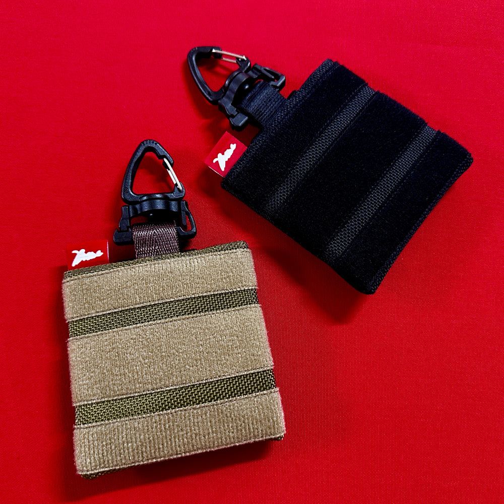 Velcro Card Holder Keychain