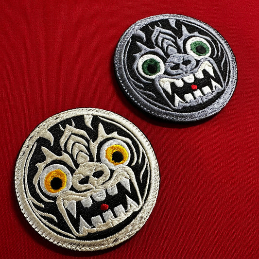 (1)Goguryeo Beast-Faced Roof-End Tile Embroidered Patch