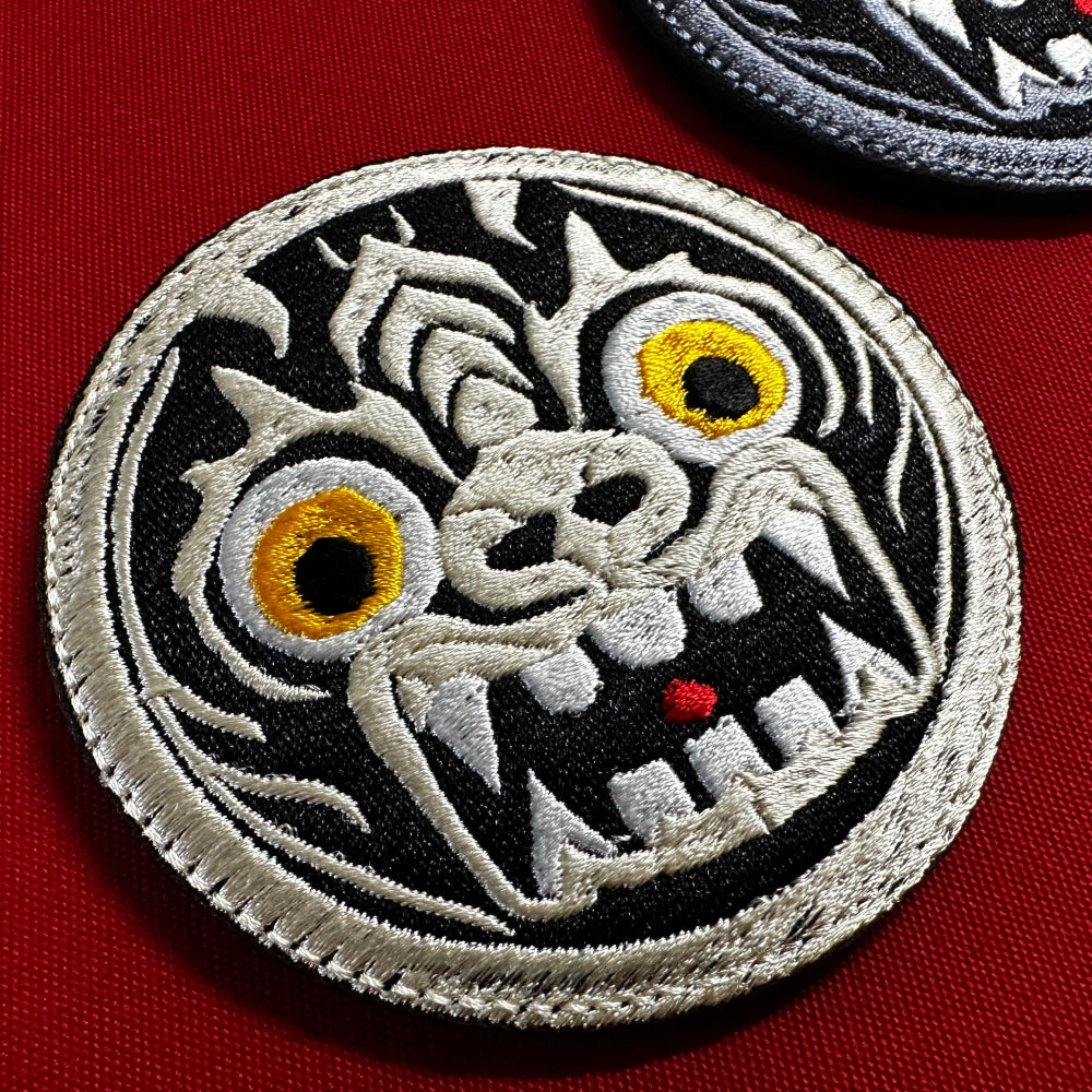 (1)Goguryeo Beast-Faced Roof-End Tile Embroidered Patch