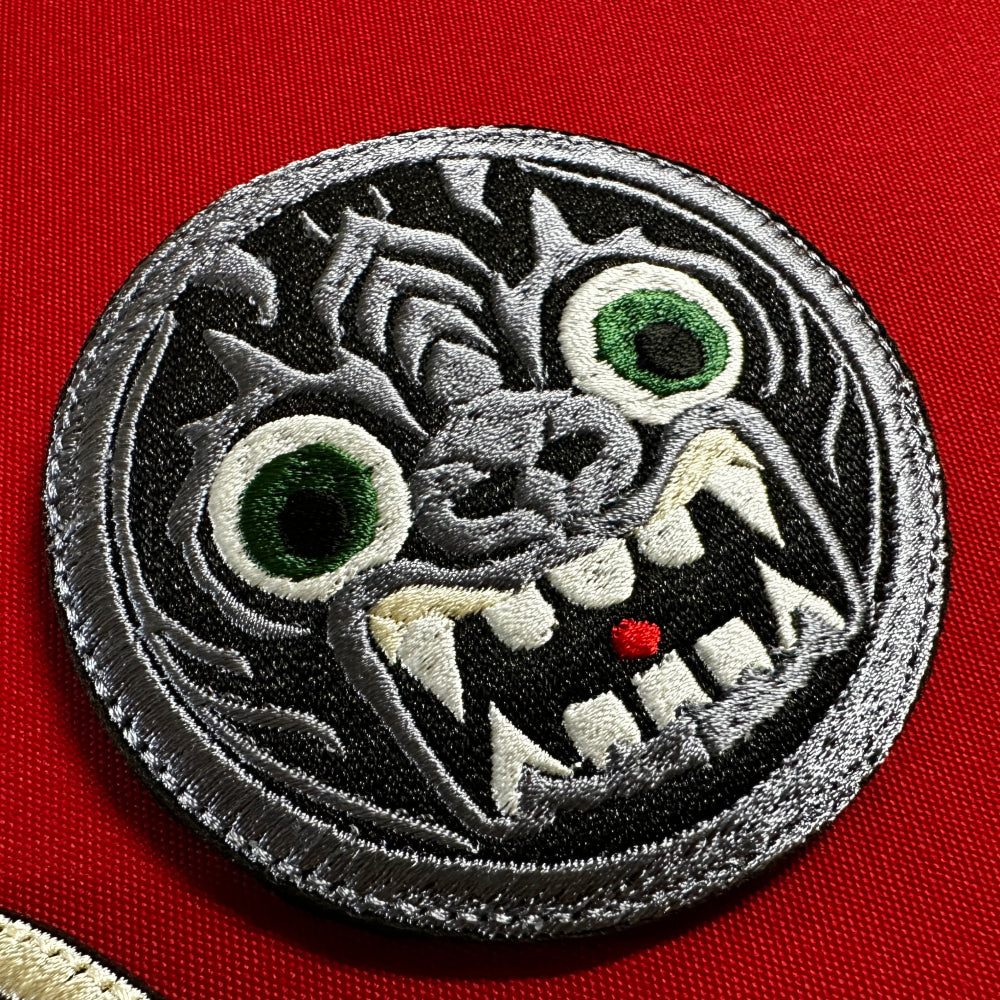 (1)Goguryeo Beast-Faced Roof-End Tile Embroidered Patch