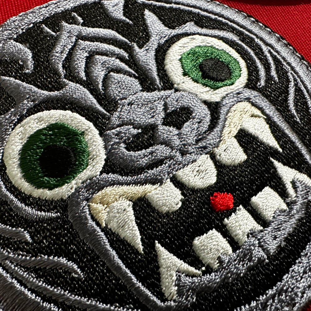 (1)Goguryeo Beast-Faced Roof-End Tile Embroidered Patch