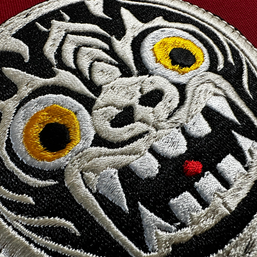 (1)Goguryeo Beast-Faced Roof-End Tile Embroidered Patch
