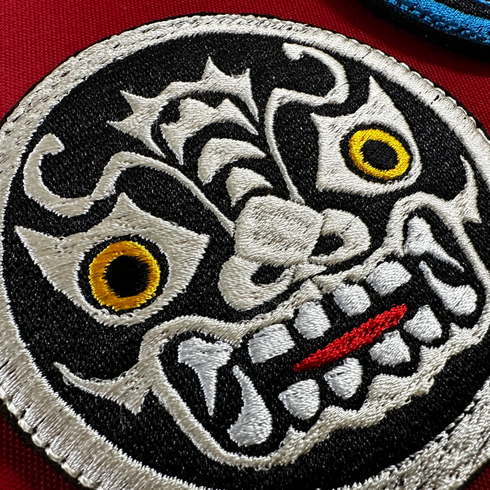 (1)Goguryeo Beast-Faced Roof-End Tile Embroidered Patch 2
