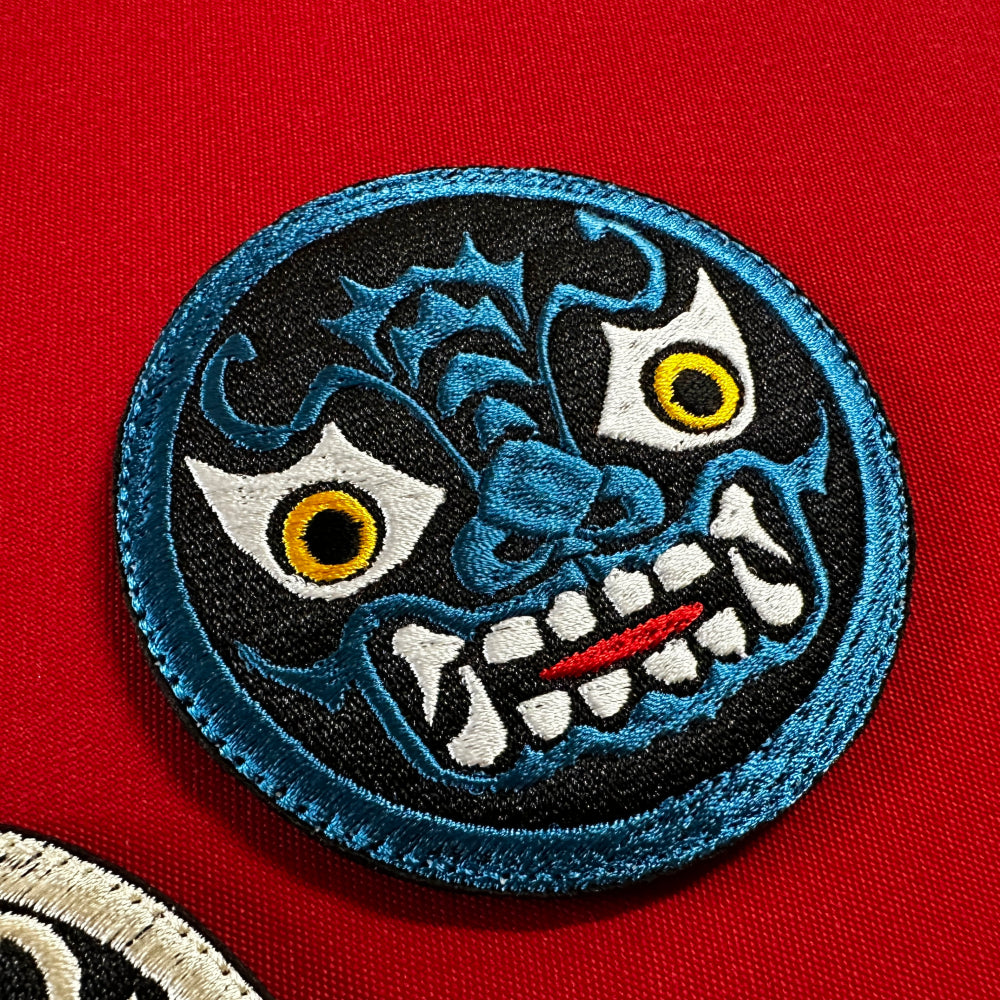 (1)Goguryeo Beast-Faced Roof-End Tile Embroidered Patch 2