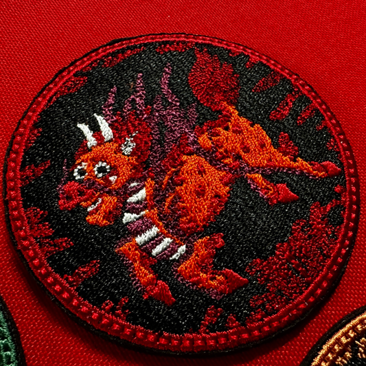 Qilin Round Rank Badge Patch