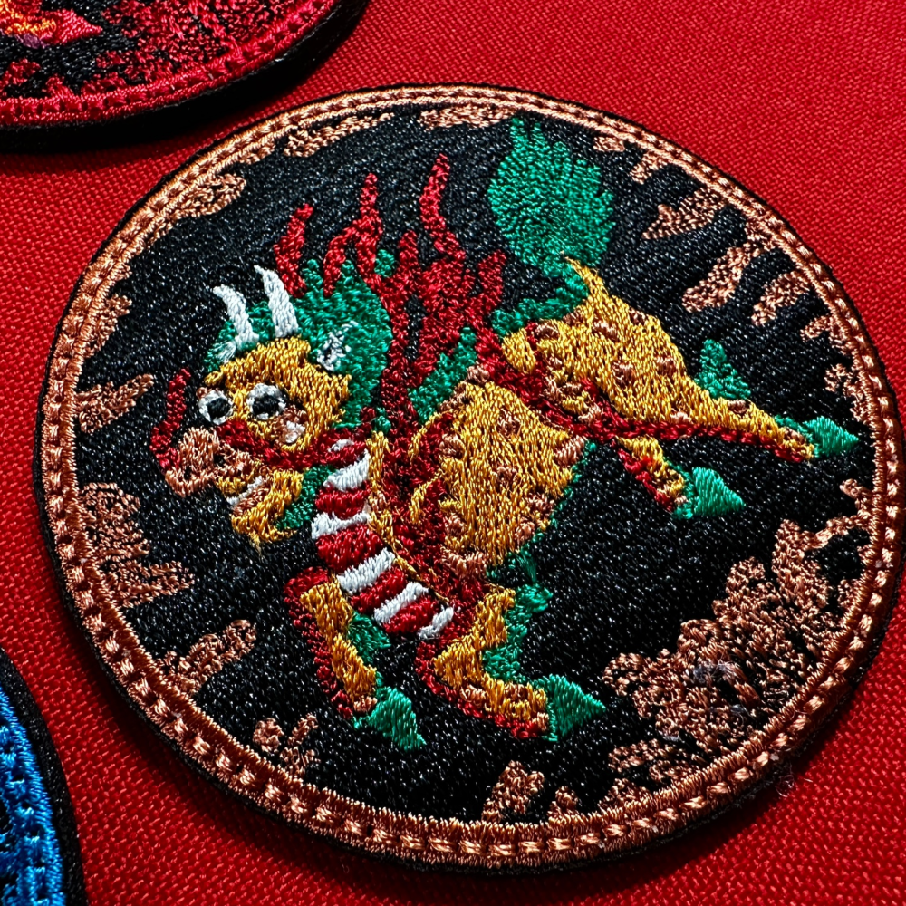 Qilin Round Rank Badge Patch