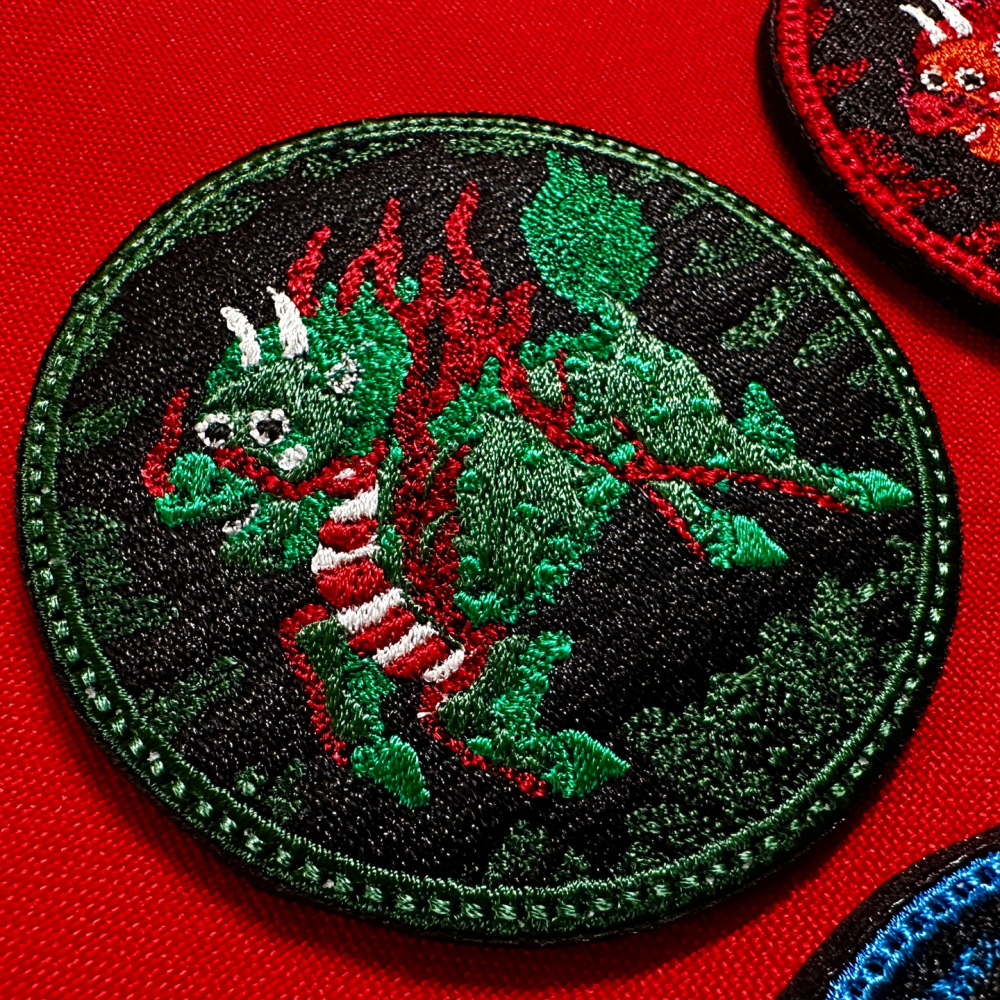 Qilin Round Rank Badge Patch