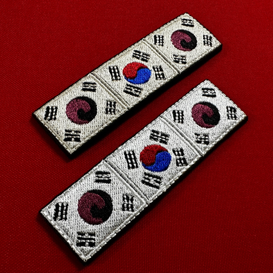 Republic of Korea Heritage Vertical Flag Patch