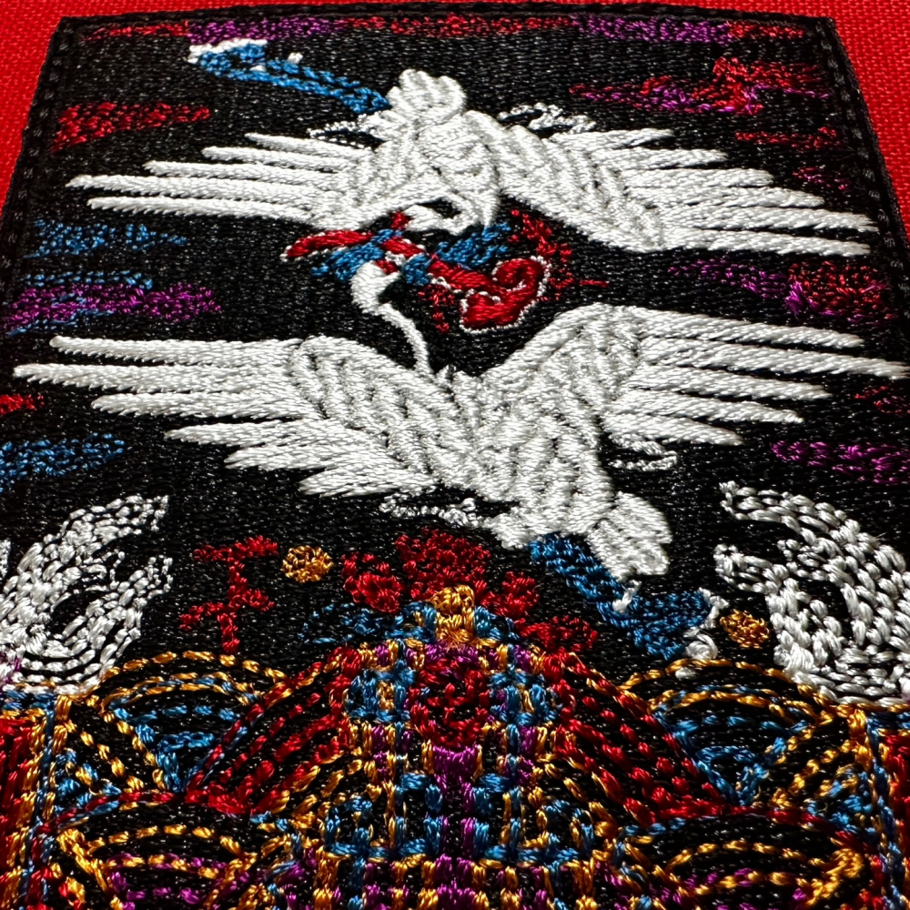 Twin Cranes Rank Badge