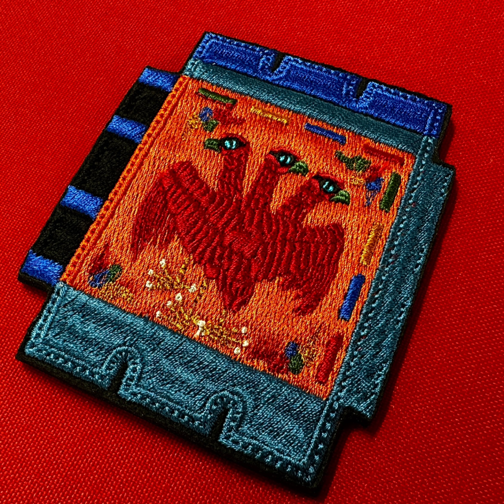 Vermilion Bird Flag Marking the South Garrison patch