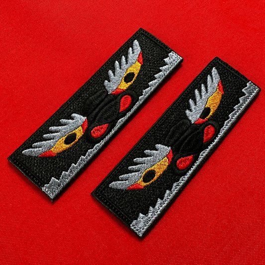 Joseon Gwimyeon Face Eye Embroidery Patch (Long size) (Exclusive for edc8ang Sling Bag)