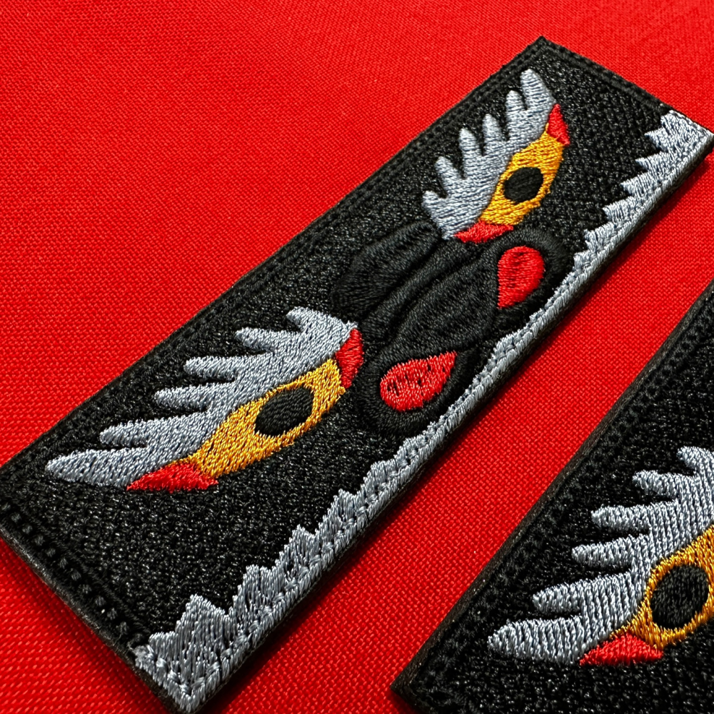 Joseon Gwimyeon Face Eye Embroidery Patch (Long size) (Exclusive for edc8ang Sling Bag)