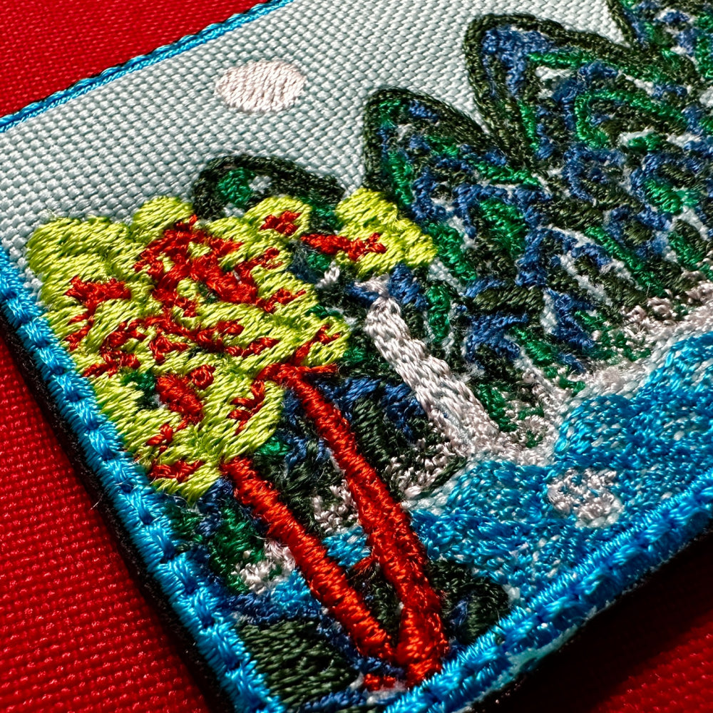 (1)Sun, Moon, and Five Peaks Patch(Irworobongdo; 日月五峯圖)