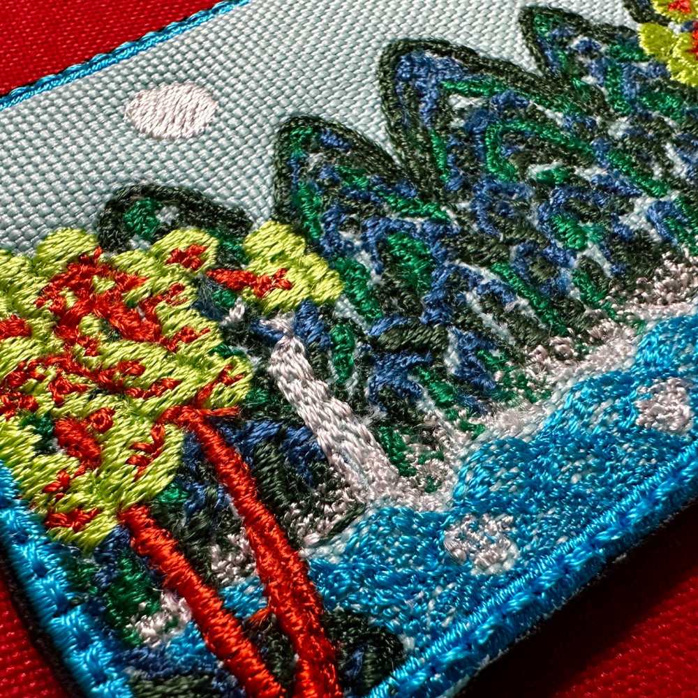 (1)Sun, Moon, and Five Peaks Patch(Irworobongdo; 日月五峯圖)
