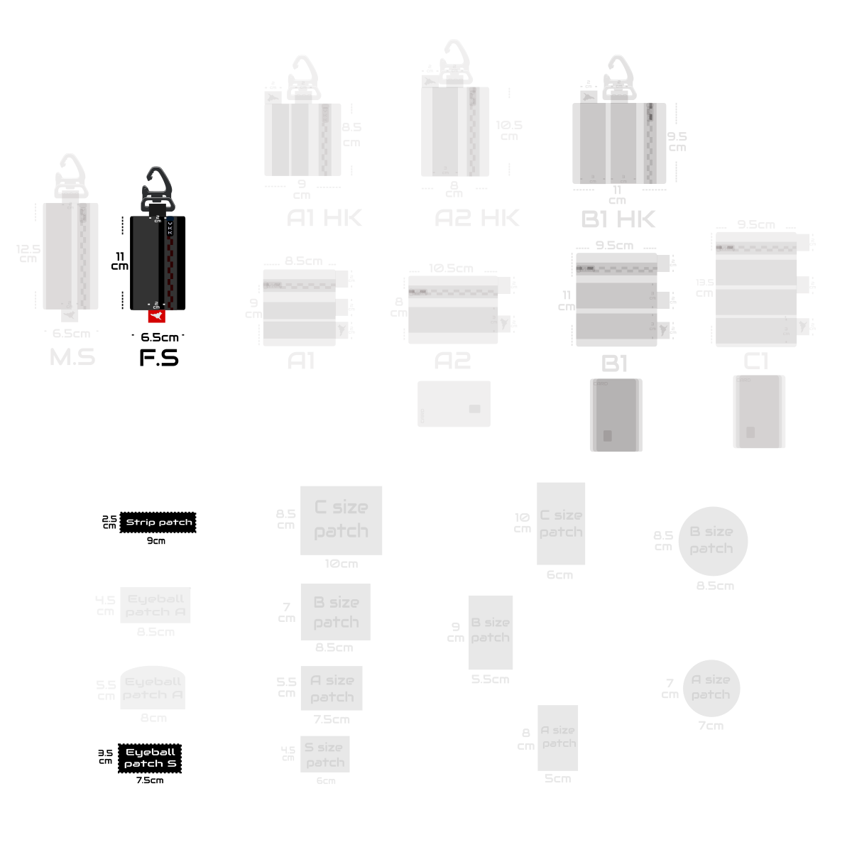 Folding knife pouch S